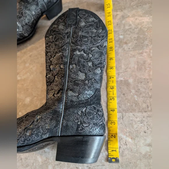 Shyanne Bittersweet Western Boots -Snip Toe - Genuine Leather Women's Size 7.5 - Picture 13 of 14